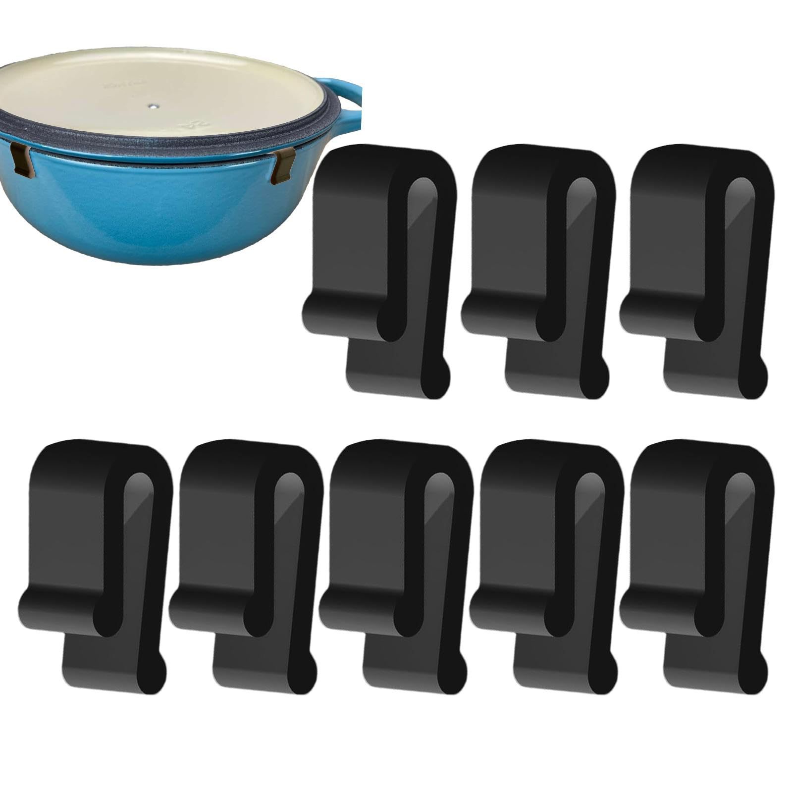 Cast Iron Corn - Силиконовые защитные зажимы для голландской духовки,