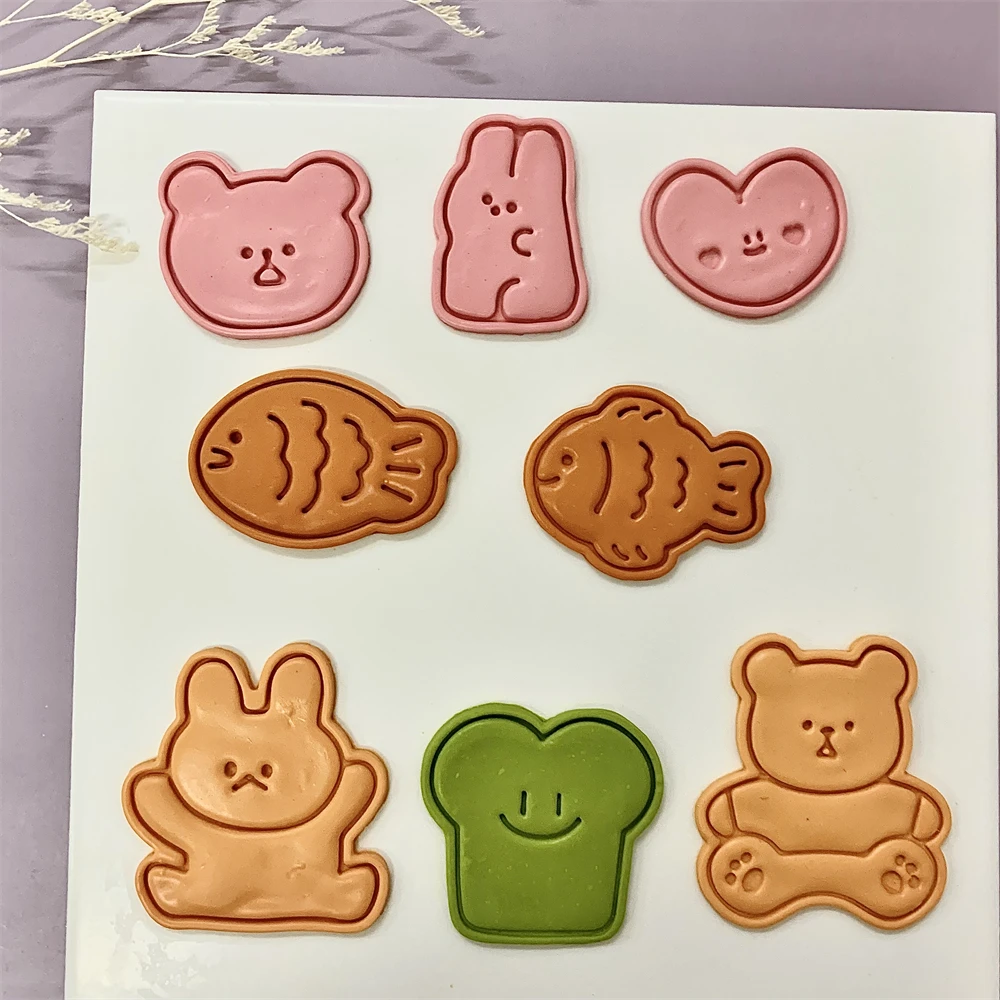 Милые животные штамп для тисне – обзор и цена Bunny Cake Mold